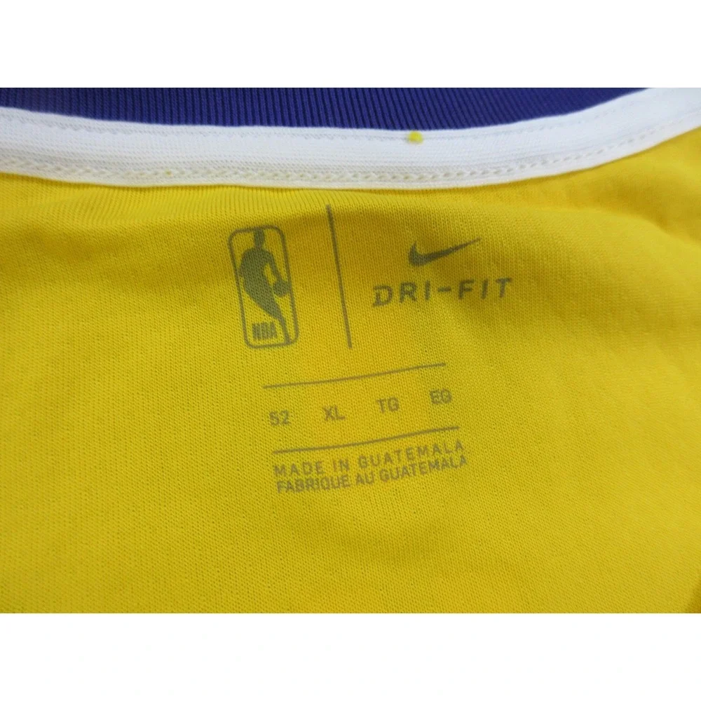 Los Angeles Lakers‎ Jersey Mens XL 52 Yellow NBA Basketball LeBron James Nike